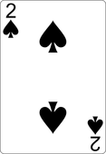 Picture Two of spades.