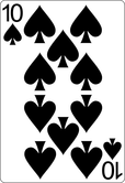 Picture Ten of Spades