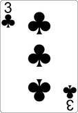 Picture Three of clubs.