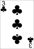 Picture Three of clubs..