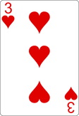 Picture Three of hearts