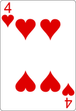 Picture Four of hearts
