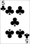 Picture Five of clubs