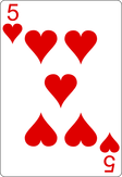 Picture Five of hearts