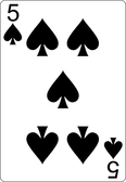 Picture Five of spades
