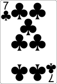 Picture Seven of clubs