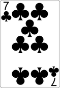 Picture Seven of clubs.