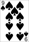 Picture Nine of spades